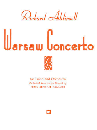 Addinsell - Warsaw Concerto (set) Piano Duo (Grainger)