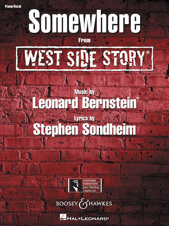 Somewhere (from West Side Story) by Leonard Bernstein & Stephen Sondheim Piano Vocal
