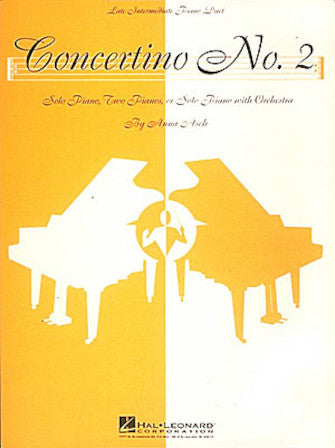 Asch, Anna - Concertino No. 2 - Late Intermediate - Piano Ensemble (2 Pianos 4 Hands) or Piano Solo