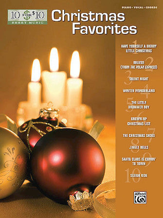 10 FOR 10 SHEET MUSIC: CHRISTMAS FAVORITES PVG (OUT OF PRINT)