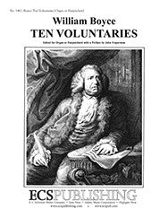 Boyce, William - Ten (10) Voluntaries ed. John Fesperman for Organ or Harpsichord - Organ Solo