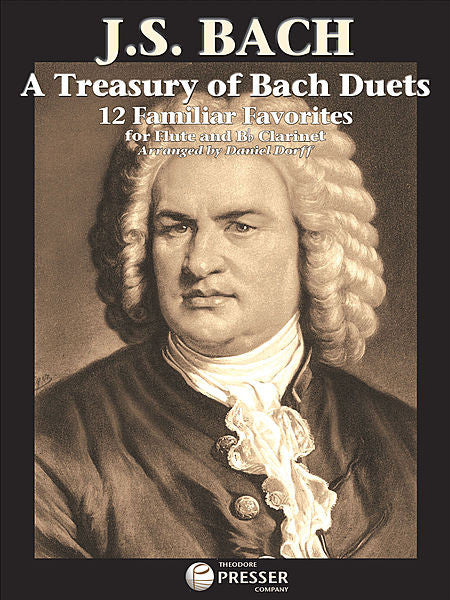 A Treasury Of Bach Duets For Flute and Bb Clarinet - Johann Sebastian Bach arr. Daniel Dorff