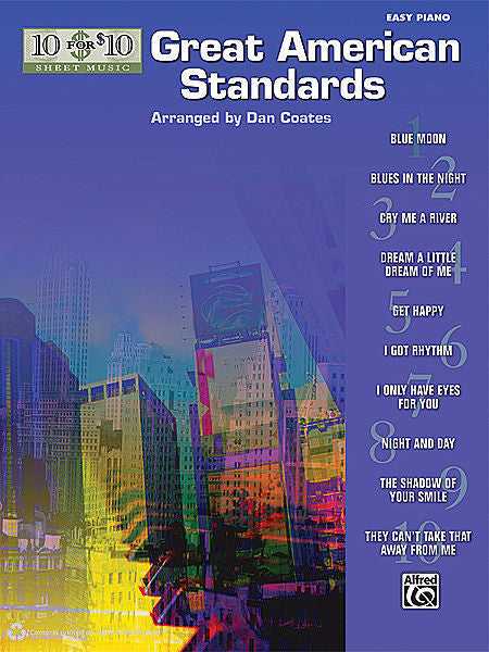 10 for 10 Sheet Music: Great American Standards