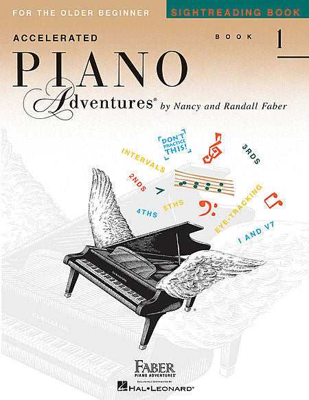 Accelerated Piano Adventures for the Older Beginner Sightreading Faber Piano Adventures Lesson Book 1