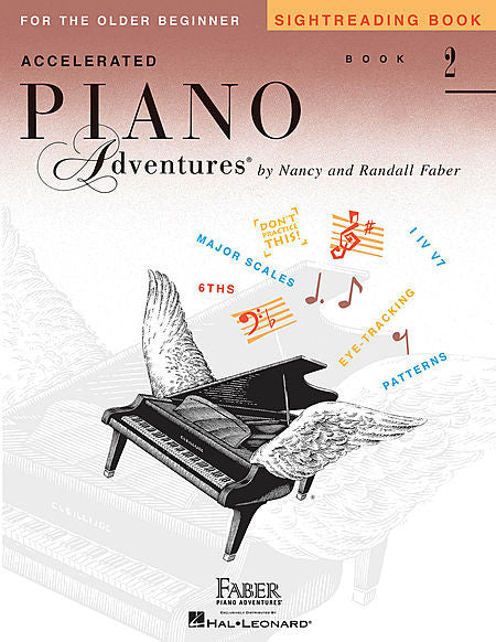 Accelerated Piano Adventures for the Older Beginner Sightreading Faber Piano Adventures Lesson Book 2