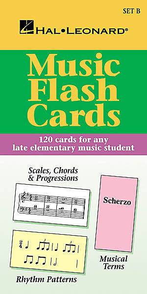 Music Flash Cards - Set B Hal Leonard Student Piano Library