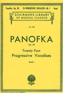 24 Progressive Vocalises, Op. 85 - Book 1 Voice Technique Vocal Method Voice Technique