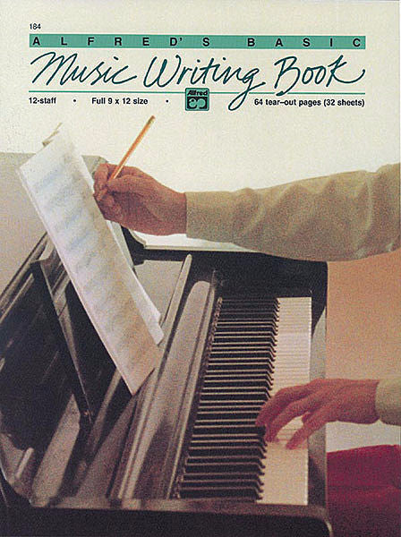 12 Stave Music Writing Book (9