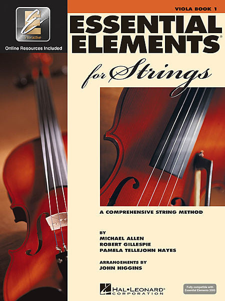 Essential Elements for Strings - Book 1 with EEi Viola Essential Elements for Strings Viola Book 1, Book/CD-ROM