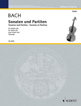 Bach - Six (6) Sonatas & Partitas ed. Henryk Szerng (BWV 1001, 1002, 1003, 1004, 1005, 1006)- Violin Solo