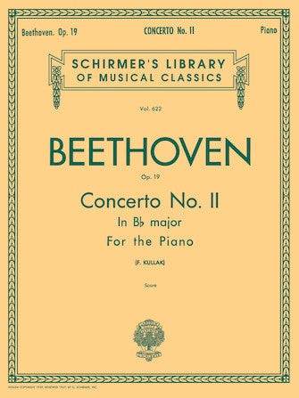 Beethoven - Concerto No. 2 in Bb, Op. 19 Piano Duet (Kullak)