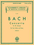 Bach - Concerto in D minor, BWV 1043 ed. Eduard Herrmann - Violin Ensemble Duet: Two (2) Violins & Piano - Score & Parts