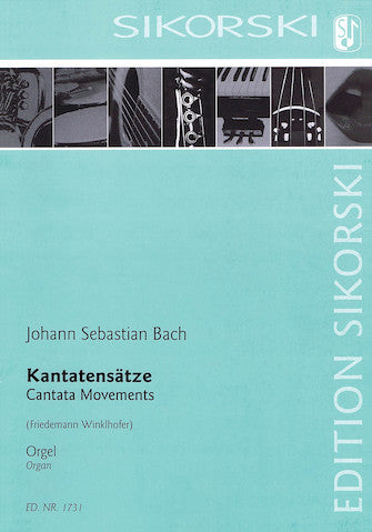 Bach - Four (4) Cantata Movements arr. Friedemann Winklhofer - Organ Solo