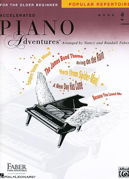 Accelerated Piano Adventures for the Older Beginner Popular Repertoire Book 2 Faber Piano Adventures