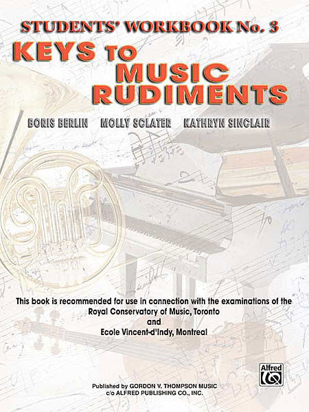 Keys to Music Rudiments: Students' Workbook No. 3