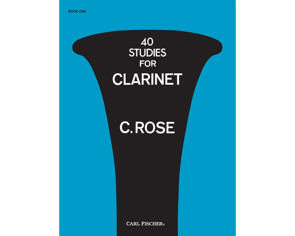 40 Studies for Clarinet, Book 1 - Cyrille Rose