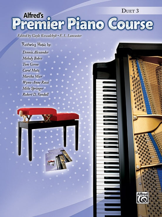 Alfred's Premier Piano Course - Duet 3 - Intermediate - Piano Duet (1 Piano 4 Hands)