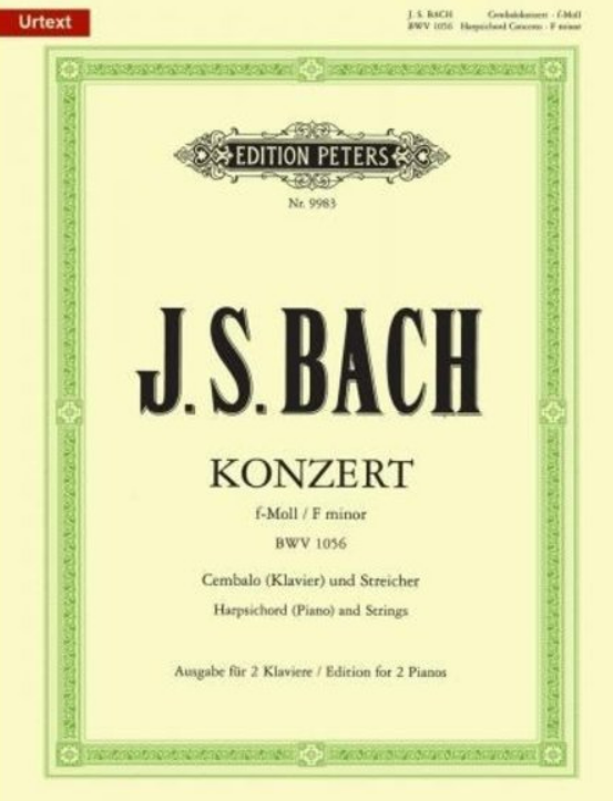 Bach Concerto No. 5 in F Minor BWV 1056 (Schulze/K.Schubert)