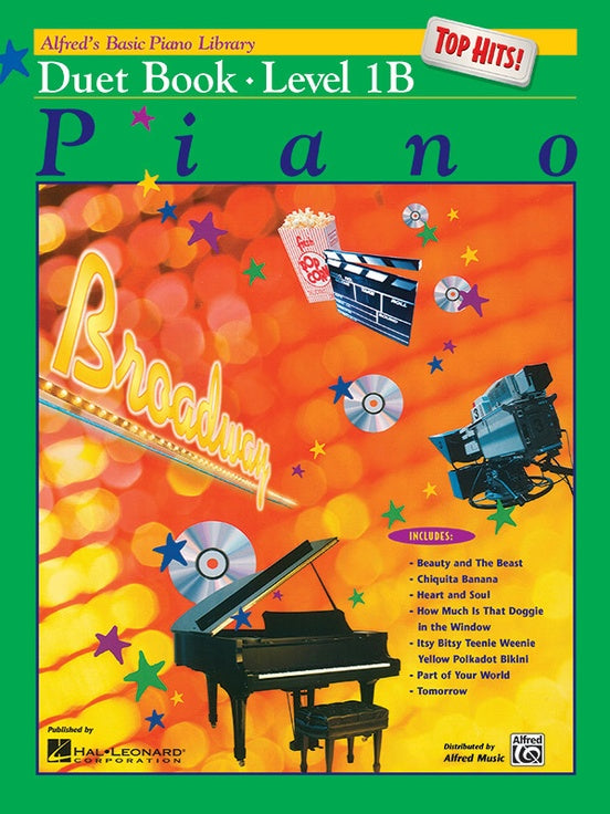 Alfred's Basic Piano Library - Top Hits! Duet Book 1B - Piano Duet (1 Piano 4 Hands)