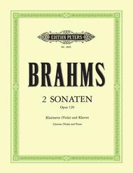 2 Sonatas Op.120 - Brahms, Johannes (Badings) - Clarinet (Viola) and Piano