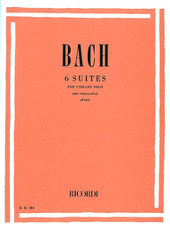 Bach - Six (6) Cello Suites arr. Enrico Polo - Violin Solo (SPECIAL ORDER)