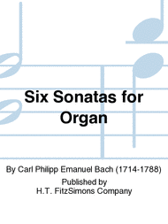 Bach, CPE - Six (6) Sonatas in Two Volumes ed. Jean Langlais - Vol. 2 - Organ Solo (POP)