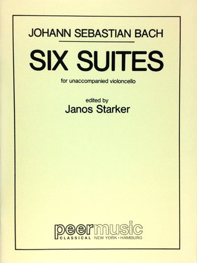 Bach - Six (6) Suites for Solo Violoncello ed. Janos Starker (BWV 1007, 1008, 1009, 1010, 1011, 1012) - Cello Solo