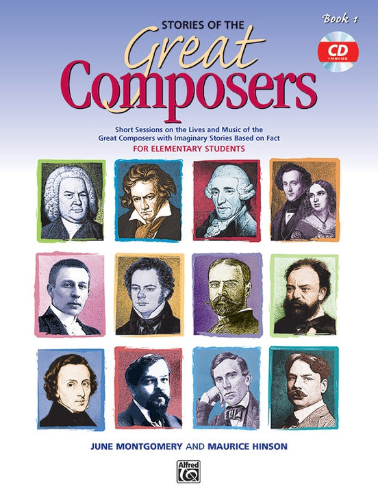 Stories of the Great Composers Book 1 - Montgomery & Hinson Bk/CD