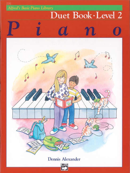 Alfred's Basic Piano Library - Duet Book Level 2 - Piano Duet (1 Piano 4 Hands)