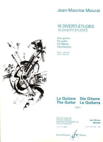 10 Diverti-Etudes for Guitar - Jean Maurice Mourat