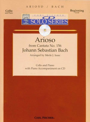 Bach - Arioso in G Major from Cantata No. 156 arr. Merle J. Isaac - Cello & Piano w/CD