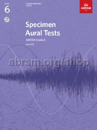 ABRSM - Specimen Aural Tests, Grade 6 - Piano Method Series