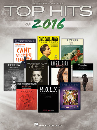 Top Hits of 2016, Beginning Piano Solo (OUT OF PRINT)