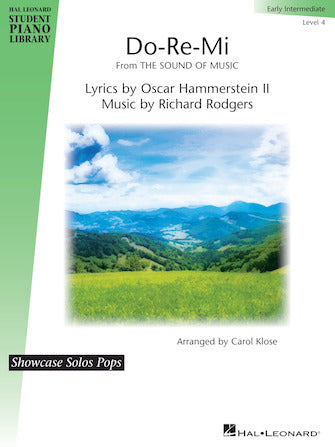Do-Re-Mi (Sound of Music) arr. Carol Klose, Early Intermediate