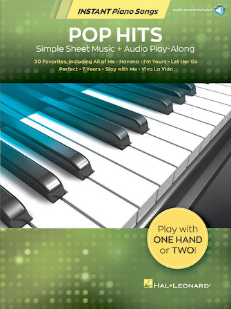 Instant Piano Songs: Pop Hits, Bk/Audio Access