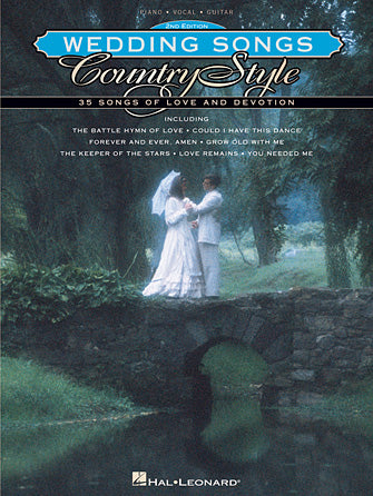 Wedding Songs Country Style Piano/Vocal/Guitar Songbook P/V/G