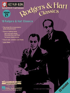 Rodgers & Hart Classics Jazz Play-Along Volume 21 Bk/CD