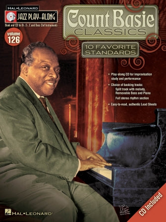 Count Basie Classics Jazz Play-Along Volume 126 Book/CD Pack