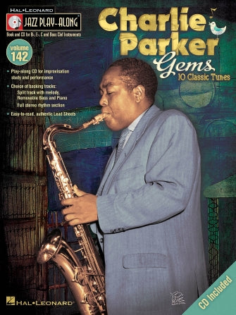 Charlie Parker Gems Jazz Play-Along Volume 142 Book/CD Pack