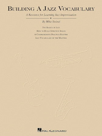 Building a Jazz Vocabulary by Mike Steinel, Jazz Book
