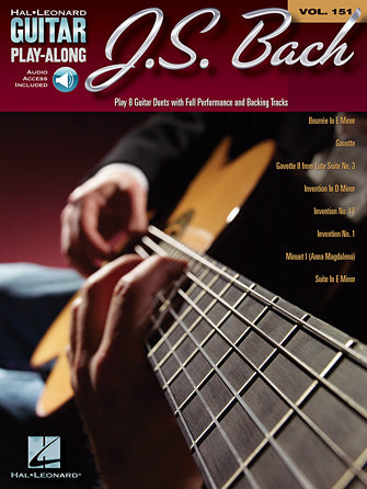 Guitar Play-Along Vol. 151 - J. S. Bach Bk/Audio Access