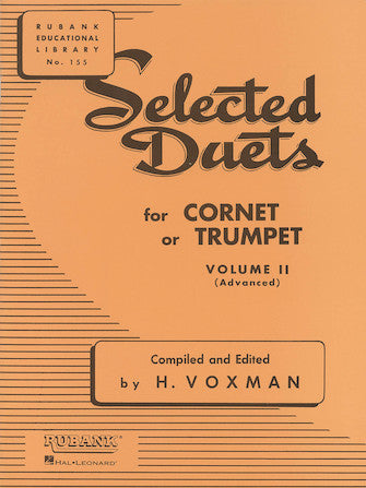 Selected Duets for Cornet or Trumpet Volume 2 - Advanced edited H. Voxman