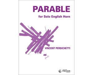 Parable for Solo English Horn (Parable Xv) English Horn solo - Vincent Persichetti