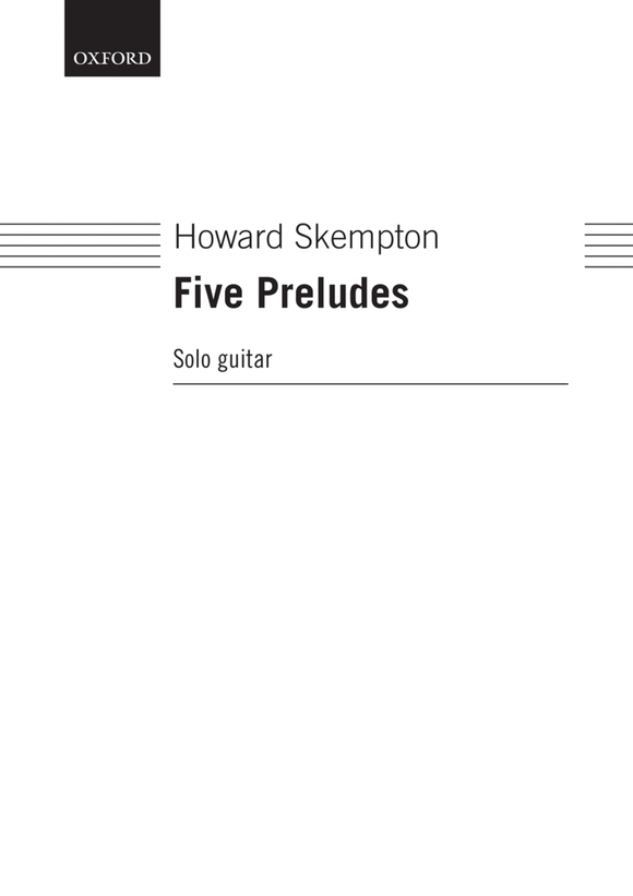 Five Preludes for guitar - Howard Skempton (OUT OF PRINT)