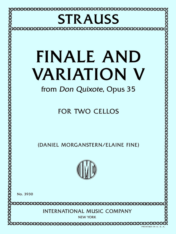 Richard Strauss - Finale and Variation V from Don Quixote, Opus 35, for Two Cellos (Morganstern/Fine)