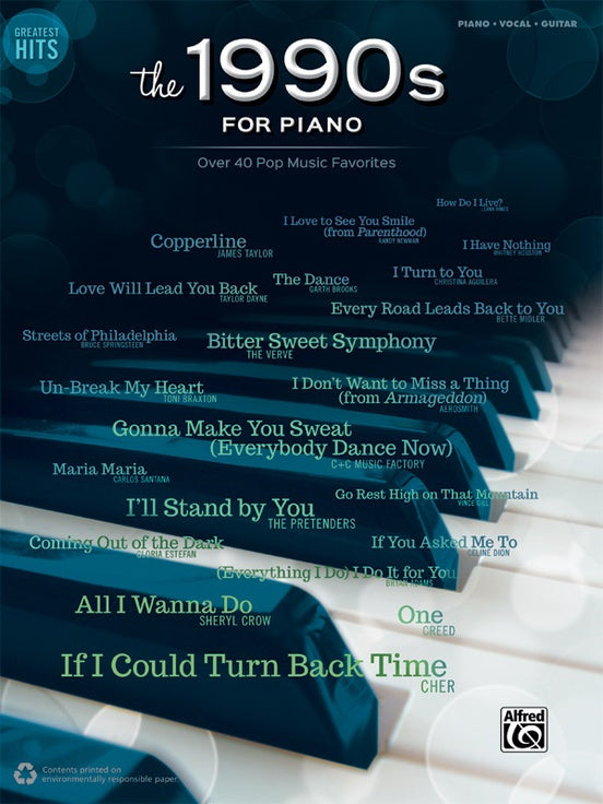 Greatest Hits The 1990s for Piano  (P/V/G)