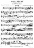 TCHAIKOVSKY - Souvenir D'un Lieu Cher - MEDITATION, SCHERZO, MELODY OP 42 for Violin and Piano (Galamian)