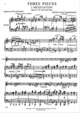 TCHAIKOVSKY - Souvenir D'un Lieu Cher - MEDITATION, SCHERZO, MELODY OP 42 for Violin and Piano (Galamian)