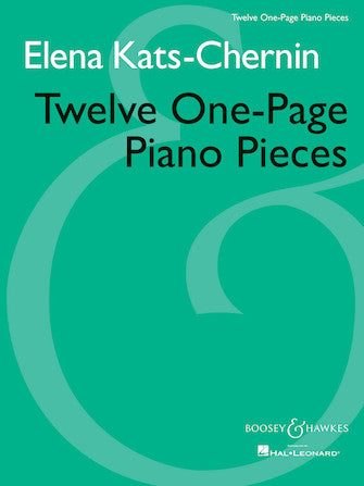 Twelve One-Page Piano Pieces - Elena Kats-Chernin