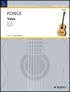 Ponce - Valse, Guitar Solo (arr. Segovia)